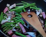 空芯菜のパスタ作り方2写真