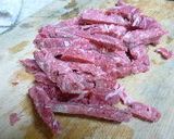 ゴボウと牛肉の味噌マヨソテー作り方2写真
