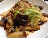 茄子とエリンギのキムチ味炒め作り方2写真