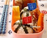 キャラ弁に◎海だプールだ浮き輪おにぎり◎作り方6写真