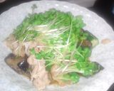 ナスとオクラの胡麻和え作り方5写真