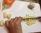 ガーリックチーズ風味のハンバーグ作り方1写真