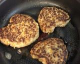 ガーリックチーズ風味のハンバーグ作り方7写真