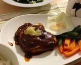 ガーリックチーズ風味のハンバーグ作り方10写真