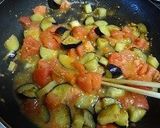 トマトとナスのスクランブルエッグ作り方4写真