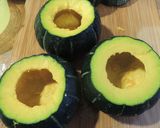 産直野菜で♪かぼちゃのグラタン作り方1写真