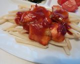 ポテトとお肉のバーベＱソース作り方7写真