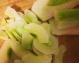 麺つゆで簡単絶品！沖縄胡瓜の炒め煮。作り方3写真