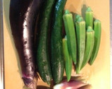 夏野菜の山形だし風 フードプロセッサーで作り方1写真