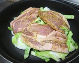 野菜蒸し、豚肉みそ漬け作り方2写真