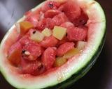 あっという間♪スイカのフルーツポンチ作り方3写真
