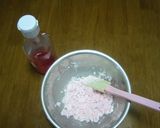 春色！さくら餅風味白玉の杏仁シロップ作り方1写真