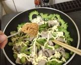 ゴーヤ味噌ポーク作り方3写真