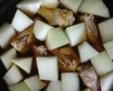 冬瓜と手羽元の煮物オイスターソース風味作り方3写真