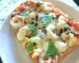 ゴーヤの種とツナのキムカレートースト作り方6写真