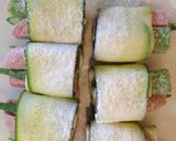 お弁当にSPAM☆オクラ＆ズッキーニ巻き作り方4写真