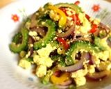 苦くない！豆腐のゴーヤチャンプル作り方5写真