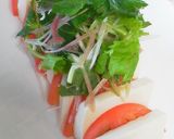 前菜に☆薬味たっぷりトマトと豆腐のサラダ作り方6写真