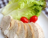 エジプト塩で☆茹で鶏とレタスのカレー炒め作り方1写真