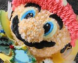 マリオの立体キャラケーキ作り方13写真