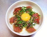 簡単☆漬けマグロの山かけ丼☆作り方6写真