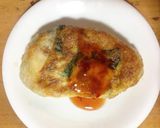 大きな餃子ぽい春巻きオムレツのタイ風作り方5写真