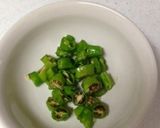 ツナとししとうのポン酢和風パスタ作り方1写真
