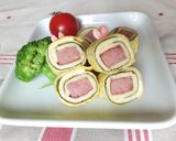 SPAMのクルクルたまごチーズ巻き作り方5写真