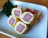 SPAMのクルクルたまごチーズ巻き作り方6写真