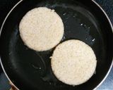 お弁当にも☆焼き肉ダレで焼きおにバーガー作り方3写真