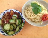 野菜たっぷりつけスパゲティ作り方7写真