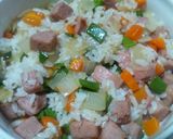 SPAM炒飯（混ぜご飯）作り方5写真
