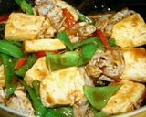 給料日前！豚豆腐๑オイケチャいた～め♪作り方12写真
