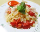 フレッシュトマトと帆立の冷やりパスタ作り方7写真