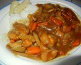 鳥ごぼうの和風カレーライス作り方7写真