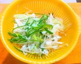 味付も簡単！長ネギピーマンのたまご炒め！作り方1写真