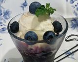 納涼～♡クリームブルーベリーかき氷作り方7写真