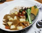 えぇ味しちゃぁる♪荒川の桃のチキンカレー作り方7写真