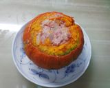 坊っちゃんカボチャとハンバーグ作り方3写真