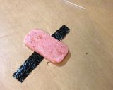 材料3つ☆簡単☆韓国風海苔スパムおむすび作り方2写真