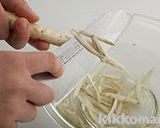 ごぼうと牛肉の炒め煮作り方2写真