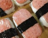 材料3つ☆簡単☆韓国風海苔スパムおむすび作り方6写真