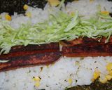 とうもろこしとSPAMの海苔巻作り方2写真