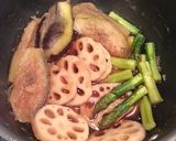 生姜たっぷり☆茄子と蓮根の煮びたし作り方4写真