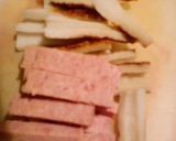 スパムとちくわ醤油炒め作り方2写真