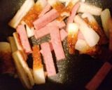 スパムとちくわ醤油炒め作り方3写真