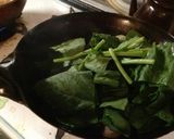 茄子とほうれん草のチーズ炒め作り方3写真