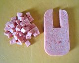 スパム®うさぎのケチャップライス弁当作り方1写真
