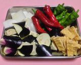 ✿とろりナスと冬瓜の万願寺とうがらし煮✿作り方1写真