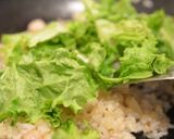 ハーブ塩豚のレタスチャーハン作り方2写真